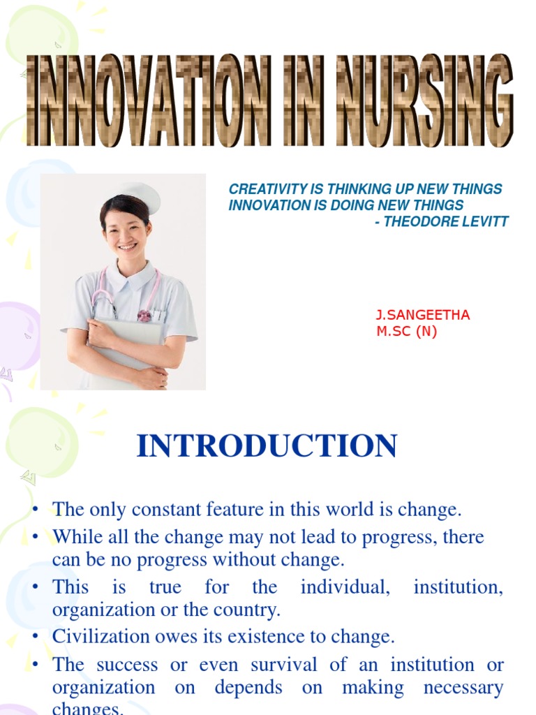 Innovation in Nursing Education and Practice | PDF | Nursing | Health Care