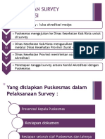 E. Pelaksanaan Survey