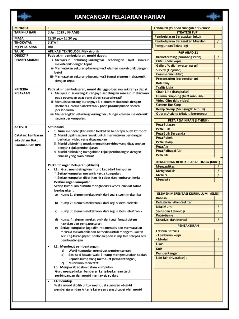 Rph Mekatronik Rbt Ting 3 Pdf