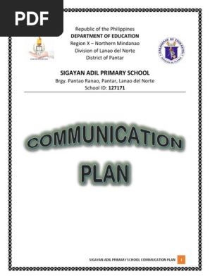Communication Plan