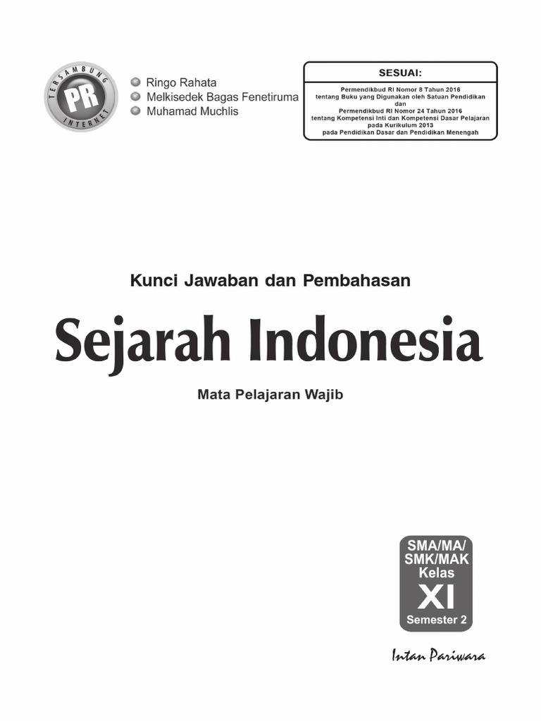 Kunci Jawaban Sejarah Indonesia Rismax
