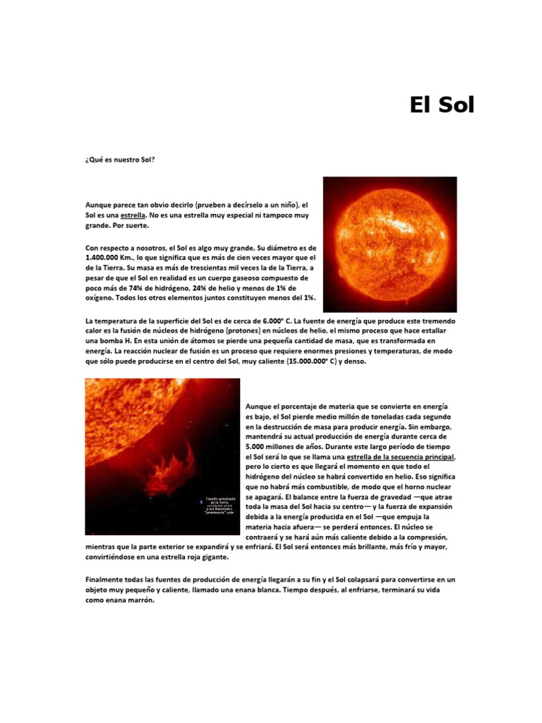 articulo de divulgacion cientifica sobre El