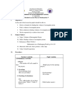 A Detailed Lesson Plan in Mathematics V Objectives:: Domingo M Locsin Elementary School