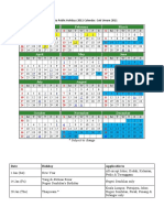 Malaysia Public Holidays 2011 Calendar at a Glance