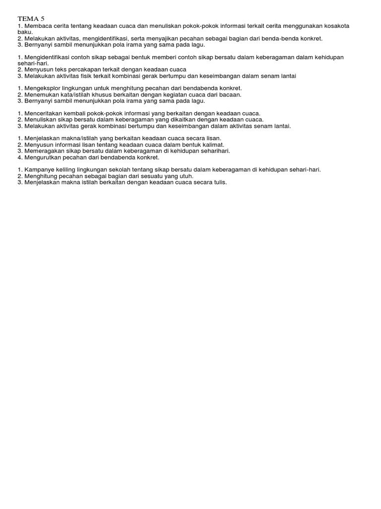 Bahan Jurnal Kelas 3