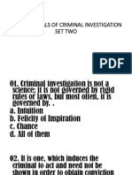 Fundamentals of Criminal Investigation Techniques