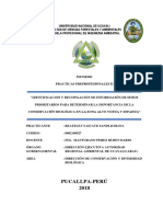 Identificacion y Recopilación de Información de Sitios Prioritarios para Determinar La Importancia de La Conservación Bi 1