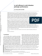 Bioretention Cell Efficacy in Cold Climates