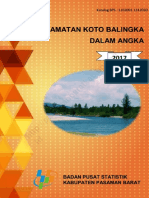 Kecamatan Koto Balingka Dalam Angka 2017