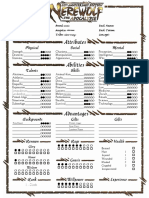 Hideous Oathbreaker (Character Sheet)