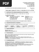 Trade Name: Foamglas (TYPES T4, T4 WDS, WDH, W+F, S3, F and HLB)