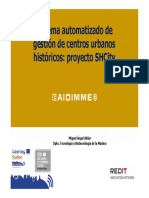 Proyecto SHCity: Sistema Automatizado de Gestión de Centros Urbanos Históricos