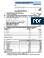 India FDI August 2010