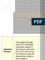 Adoption Process: Presented By: Mohamed Febil N A 1hk09mba22