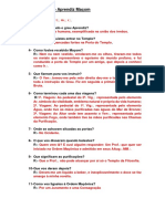 50 perguntas do aprendiz maçom