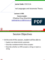 Course Code: CSC211A Course Title: Formal Languages and Automata Theory