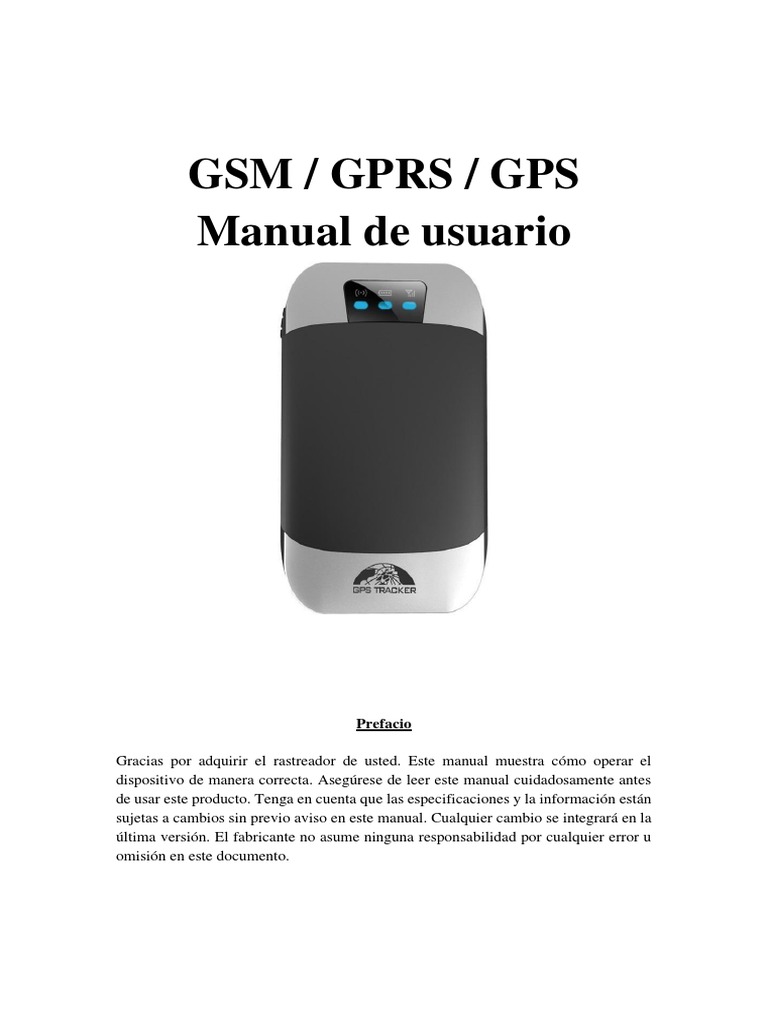 mañana teléfono infancia GPS303FG Manual de Usuario 2014 | PDF | paquete general de Radio sevicio |  Gsm