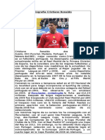 Biografía Cristiano Ronaldo