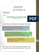 Bab 3. Koperasi Sebagai Organisasi Sosial & Bisnis