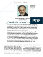 Ioannis Romanidis, Ortodoxia Nu Este o Religie