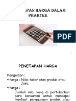 8.penetapan Harga DLM Praktek