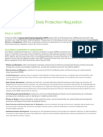 GDPR Compliance Datasheet for Cisco Meraki MX