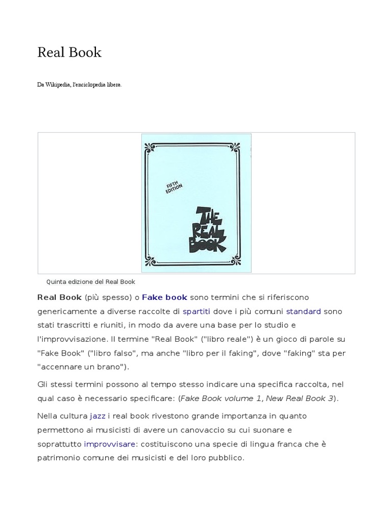 The Real Book | PDF