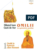 3191930 Sf Ioan Gura de Aur Omilii La Epistola Catre Romani