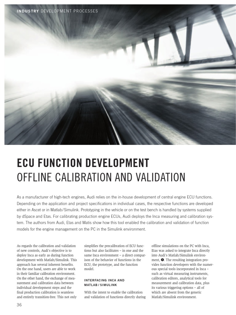 ECU Calibration with Inca and Simulink | PDF | Simulation | Matlab
