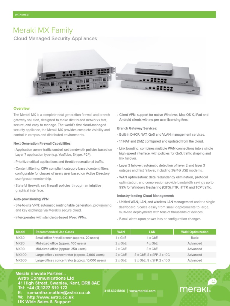 Meraki Wan Optimisation | PDF | Computer Network | Virtual Private Network