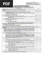 New Contractor's License Application Form