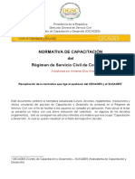 Normativa de Capacitación y Desarrollo