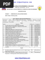 Valliammai Engineering College: Department of Electronics & Communication Engineering Question Bank