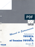 Manual Entrenamiento Tecnico Toyota Descripcion Historia Servicio