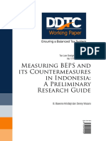 Working Paper Measuring BEPS and Its Countermeasures in Indonesia A Preliminary Research Guide