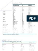 1 - 3 Conversion Factors From BG and EE Units To SI To Convert From To Multiply by Units