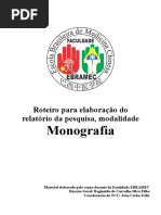 Roteiro Para Criação de TCC Monografia