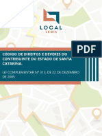 Local Legis - PGE SC - LC 313 - Código de Direitos e Deveres Do Contribuinte