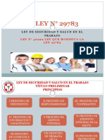 Ley 29783 Ley de Salud y Seguridad en El Trabajo