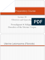58 1 YY Lecture Premalignant and Malignant Disorders of the Uterine Corpus