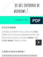 Elementos Del Entorno de Windows 7.