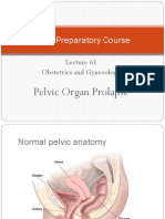 61 3 YY Lecture Pelvic Organ Prolapse
