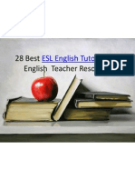 ESL Tutor English Teacher Resources Online English Lesson