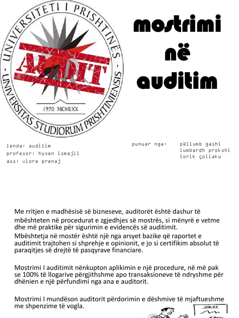 Mostrimi Ne Auditim | PDF