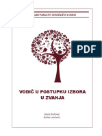 Vodic U Postupku Izbora U Zvanja PDF