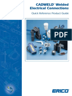 Cadweld Welded Electrical Connections: Quick Reference Product Guide