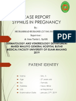 CASE REPORT - Syphilis in Pregnancy