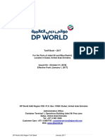 DP World UAE Tariff Book 2017