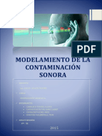 Modelamiento de Contaminacion Acustica en El Anexo-08, UNFV.