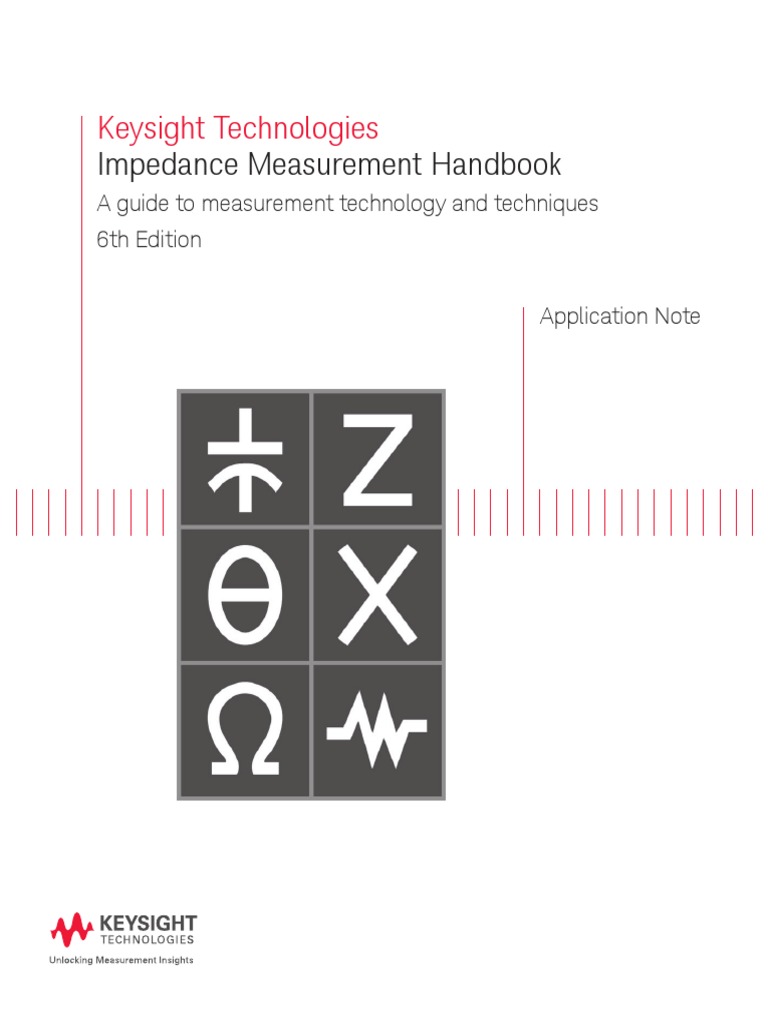 Impedance Measurement From Keysight PDF Capacitor Electrical